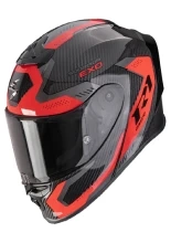 Kask integralny Scorpion EXO-R1 EVO Carbon Air Propel czarno-czerwony + Gratisy