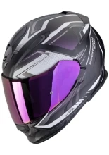 Kask integralny Scorpion Exo-491 Zumo czarno-fioletowy matowy + Gratisy