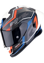 Kask integralny Scorpion EXO-R1 EVO II Air Coup czarno-czerwono-niebieski + Gratisy