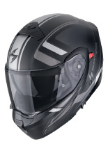 Kask szczękowy Scorpion EXO-930 EVO Ardens czarno-srebrny matowy + Gratisy