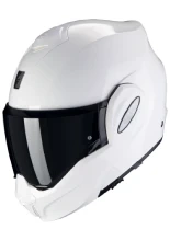 Kask szczękowy Scorpion Exo-Tech Evo Solid biały połysk + Gratisy