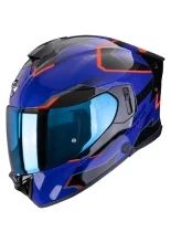 Kask integralny Scorpion EXO-530 AIR Clip niebiesko-czarno-czerwony + Gratisy