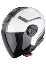 Kask otwarty Scorpion Exo-City II Cosmos biało-czarny + Gratisy
