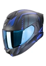 Kask integralny Scorpion EXO-530 AIR Theras czarno-niebieski matowy + Gratisy