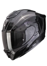 Kask integralny Scorpion EXO-1500 CARBON AIR Mundi czarno-fioletowy + Gratisy