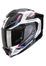 Kask integralny Scorpion EXO-1500 AIR Sleek biało-czarny-różowy + Gratisy