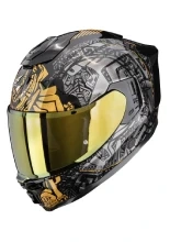Kask integralny Scorpion EXO-1500 AIR Apus czarno-szaro-złoty + Gratisy
