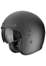 Kask otwarty Scorpion Belfast Evo Solid perłowy czarny matowy + Gratisy
