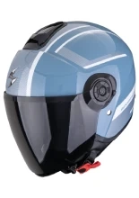 Kask otwarty Scorpion Exo-City II Cosmos niebiesko-srebrny + Gratisy