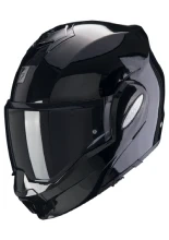 Kask szczękowy Scorpion Exo-Tech Evo Solid czarny połysk + Gratisy