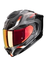 Kask integralny Scorpion EXO-1500 AIR Sleek czarno-czerwony + Gratisy