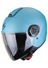 Kask otwarty Scorpion Exo-City II Solid niebieski matowy + Gratisy