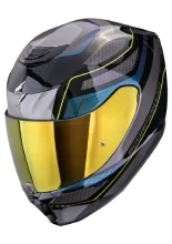Kask integralny Scorpion Exo-391 Leo czarno-niebieski + Gratisy