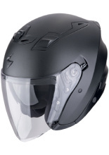 Kask otwarty Scorpion EXO-Z1 Solid czarny matowy + Gratisy