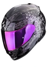 Kask integralny Scorpion Exo-491 Dream czarno-fioletowy + Gratisy