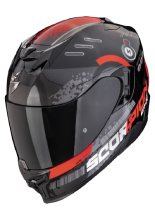 Kask integralny Scorpion Exo-520 Evo Air Titan czarno-czerwony