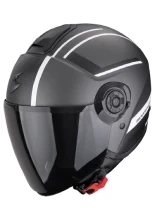 Kask otwarty Scorpion Exo-City II Cosmos srebrno-biały matowy + Gratisy