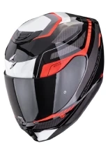 Kask integralny Scorpion Exo-391 Leo czarno-czerwony + Gratisy