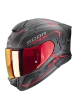 Kask integralny Scorpion EXO-530 AIR Slope czarno-czerwony matowy + Gratisy