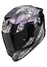 Kask integralny Scorpion Exo-1400 Evo II Air Fantasy czarno-biały