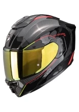 Kask integralny Scorpion EXO-1500 CARBON AIR Mundi czarno-czerwono-żółty + Gratisy