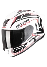 Kask integralny Scorpion EXO-530 AIR Slope biało-czarno-czerwony + Gratisy