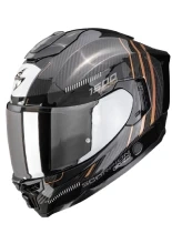 Kask integralny Scorpion EXO-1500 CARBON AIR Zity czarno-pomarańczowy+ Gratisy
