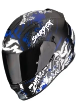 Kask integralny Scorpion Exo-491 Spector czarno-niebieski matowy + Gratisy