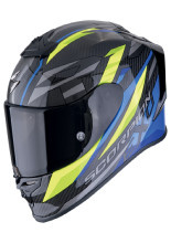 Kask integralny Scorpion EXO-R1 EVO Carbon Air Propel czarno-srebrny matowy + Gratisy