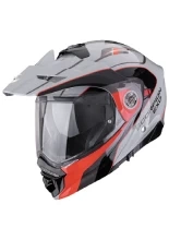 Kask adventure Scorpion ADX-2 Kamps szaro-czerwony + Gratisy