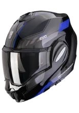 Kask szczękowy Scorpion Exo-Tech Evo Socius czarno-niebieski + Gratisy