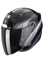 Kask otwarty Scorpion Exo-230 Hipe czarno-srebrny + Gratisy